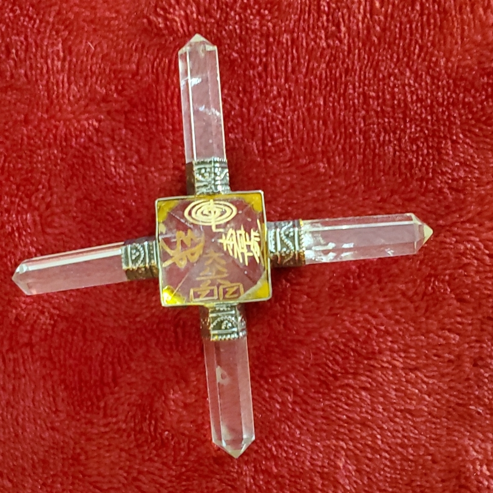 Silver and Crystal Reiki Symbol healer